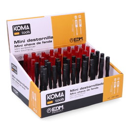 Koma Tools Présentoir de 48 mini tournevis 85 mm