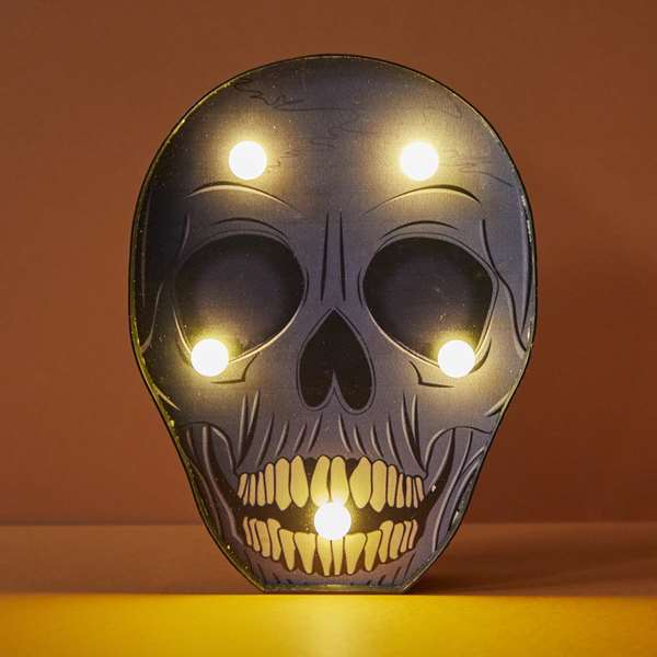 Juinsa Marquesina calavera avec lumière pour déco - 19,5 x 16 cm Juinsa Marquesina calavera avec lumière pour déco - 19,5 x 16 cm