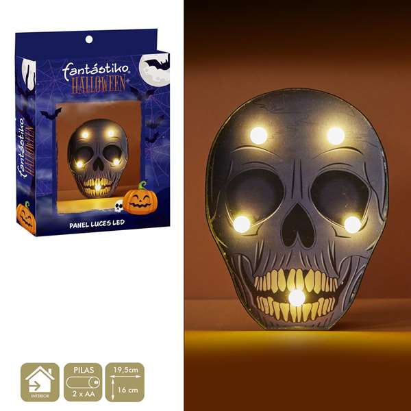 Juinsa Marquesina calavera avec lumière pour déco - 19,5 x 16 cm Juinsa Marquesina calavera avec lumière pour déco - 19,5 x 16 cm