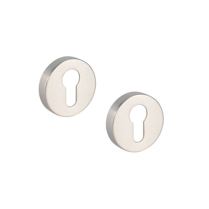 SYSTEM Serrure de porte ronde Ø50mm Nickel mat, Chrome satiné, Noir mat SYSTEM Serrure de porte ronde Ø50mm Nickel mat, Chrome satiné, Noir mat