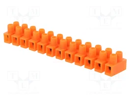 PAWBOL Barrette de jonction d'alimentation orange 57A 400V