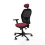 Piqueras y Crespo Chaise de Bureau avec Appui-tête Jorquera 3D036G1 Bordeaux