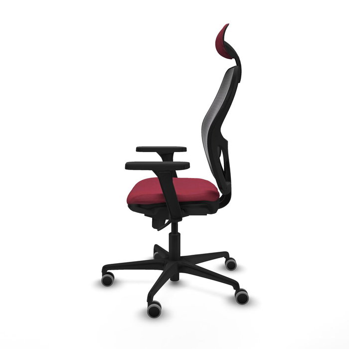Piqueras y Crespo Chaise de Bureau avec Appui-tête Jorquera 3D036G1 Bordeaux