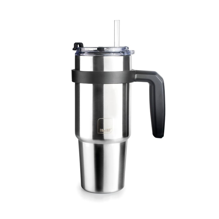 Tasse avec anse Ibili 669006 Gris Acier inoxydable 580 ml