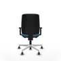 PIQUERAS Y CRESPO Chaise Alares Synchrone/Traslack Vert pétrole