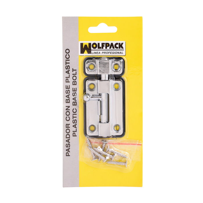 WOLFPACK LINEA PROFESIONAL Pasador avec base en plastique 50 mm, chromé