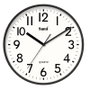 SAMI SAMI Red 30cm - Horloge murale noire 30cm HQ Taiwan