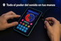 iDance Mini Table de Mixage Format Tablet avec Sons et Lumières, Fonctionne sur Piles AA, Dimensions 2.2x24.5x14 cm, Noir