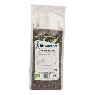 BIOLABRADOR - Graines de Chia Bio 500Gr - Superaliment riche en Oméga 3 et Fibre BIOLABRADOR - Graines de Chia Bio 500Gr - Superaliment riche en Oméga 3 et Fibre