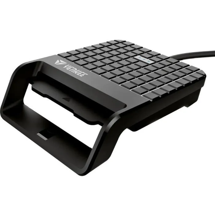 Yenkee YCR 101 - Lecteur de cartes à puce USB 2.0 pour e-gouvernement, e-banking et e-commerce, support 5V/3V/1.8V, 12 Mbps