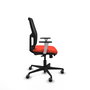 PIQUERAS Y CRESPO Chaise Alfera Synchrone Orange foncé et Noir