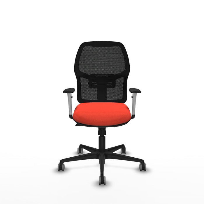 PIQUERAS Y CRESPO Chaise Alfera Synchrone Orange foncé et Noir