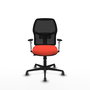 PIQUERAS Y CRESPO Chaise Alfera Synchrone Orange foncé et Noir