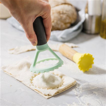 Berghoff 3950007 Sello Ravioli - Moule à Ravioli Pratique pour Préparation Maison, Forme Parfaite et Facile à Nettoyer