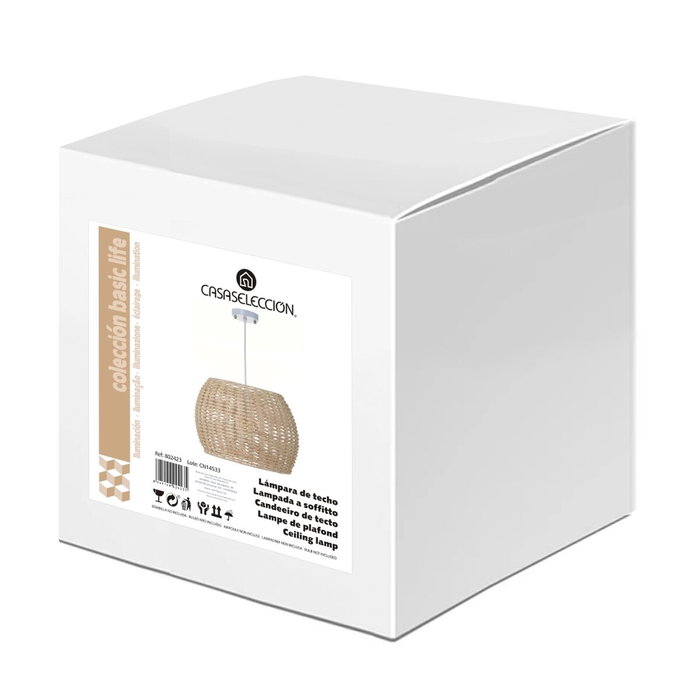 BigBuy Home Suspension Naturel 60 W