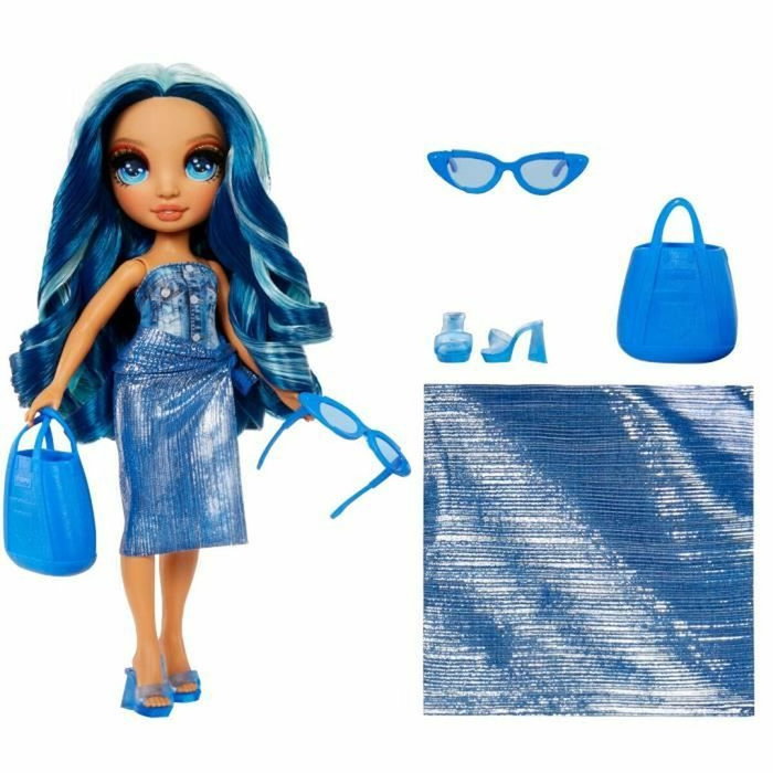 Rainbow High Skyler (Bleue) - Poupée mannequin articulée Swim & Style