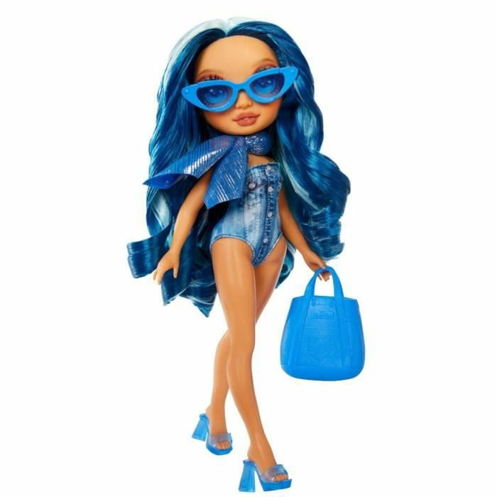 Rainbow High Skyler (Bleue) - Poupée mannequin articulée Swim & Style