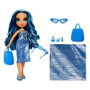 Rainbow High Skyler (Bleue) - Poupée mannequin articulée Swim & Style