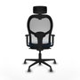 Piqueras y Crespo Chaise de Bureau 1D036G2 Bleu