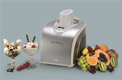 Ariete 693 Gran Gelato Metal - Turbine à glace automatique avec compresseur, LCD et fonction maintien au froid pour préparations maison Ariete 693 Gran Gelato Metal - Turbine à glace automatique avec compresseur, LCD et fonction maintien au froid pour préparations maison