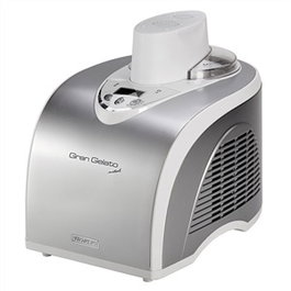 Ariete 693 Gran Gelato Metal - Turbine à glace automatique avec compresseur, LCD et fonction maintien au froid pour préparations maison