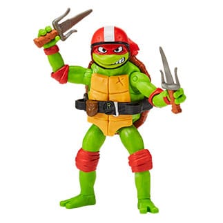 Playmates Ninja Turtles : Teenage Years figurine Raphael & Scooter et side-car