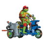Playmates Ninja Turtles : Teenage Years figurine Raphael & Scooter et side-car