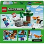 Lego Minecraft 21583 Les Aventures de Steve dans la Taiga - Jeu de Construction Créatif avec Figurine et Creeper