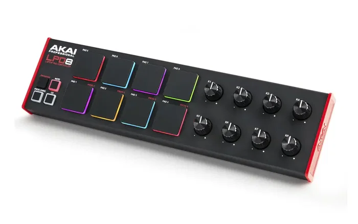 AKAIPRO LPD 8 MKII - Pad controlador USB avec 8 pads MPC RGB et 8 potentiomètres assignables