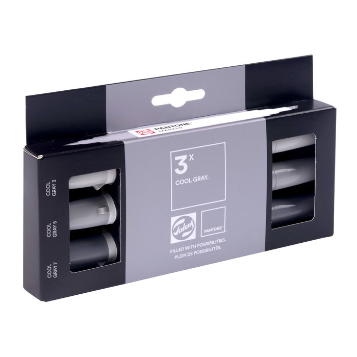 Talens | Pantone Set de marqueurs 3x Cool Gray