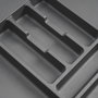 Emuca Range-couverts Optima Vertex/Concept Gris anthracite