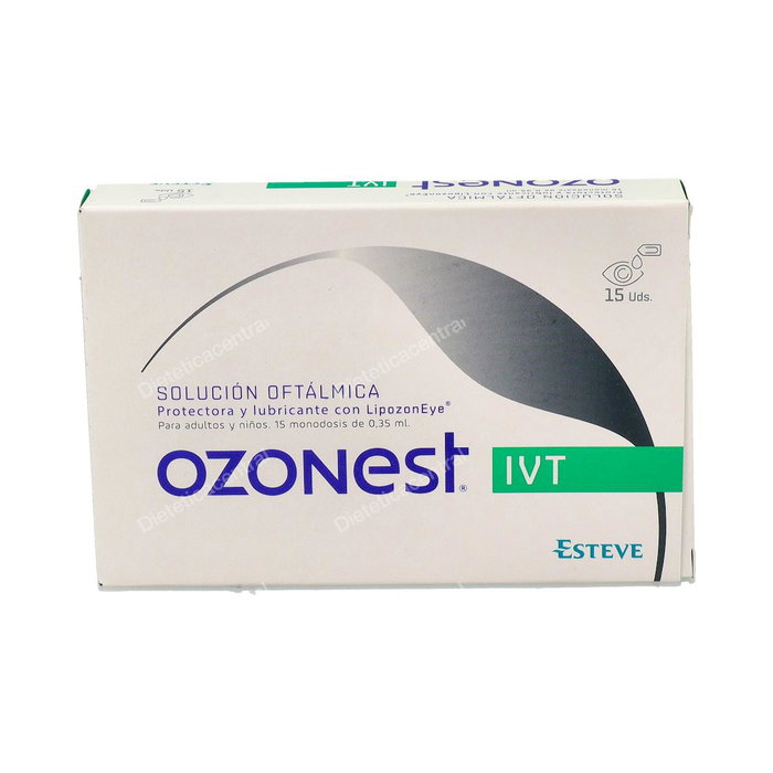 OZONEST IVT - Solución oftálmica en 15 monodosis de 0.35 ml pour injection intra-vitréenne OZONEST IVT - Solución oftálmica en 15 monodosis de 0.35 ml pour injection intra-vitréenne