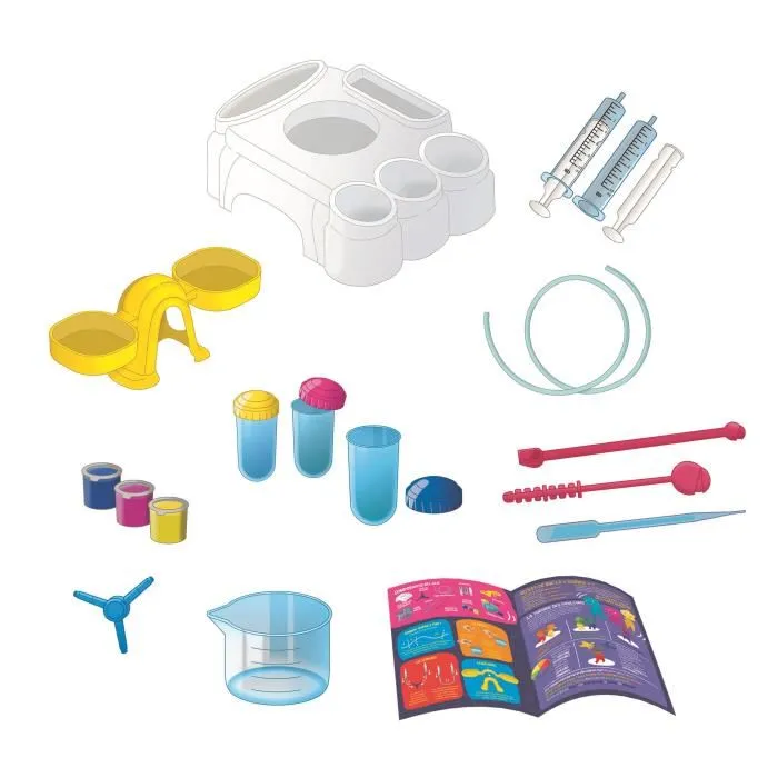 Clementoni - Les apprentis scientifiques - Coffret multisensoriel d'expériences scientifiques pour enfants - Jeu éducatif