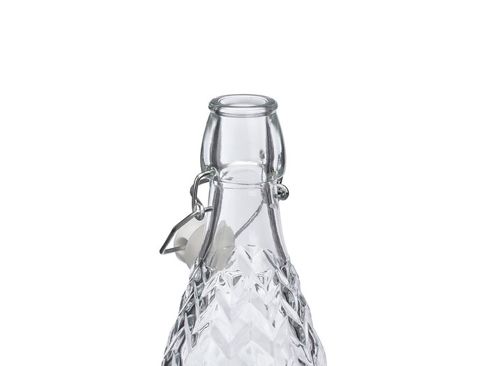 VIVALTO Bouteille Relief Flèches 1,1L Transparente
