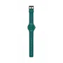 Casio MQ-24B Montre Mixte à Quartz Analogique, Boîtier et Bracelet en Résine Résistante, Cadran Vert, Étanchéité Norme ISO 22810