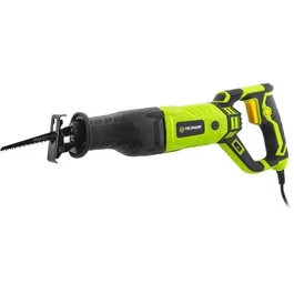 Fieldmann Scie Sabre FDPO 201050-E, 1050 W, Vitesse 1000-3000 min-1, Coupe Bois 115 mm et Métal 8 mm, avec Poignée Pivotante