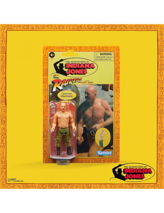 Hasbro Indiana Jones Retro Collection Figurine Mécano Allemand 9,5 cm - Jouet de collection Hasbro Indiana Jones Retro Collection Figurine Mécano Allemand 9,5 cm - Jouet de collection