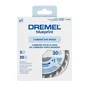 Dremel Lame bois pour scie circulaire CS500 - Lame en carbure pour bois tendre, bois dur, contreplaqué, Ø 85 mm - Dremel Blueprint