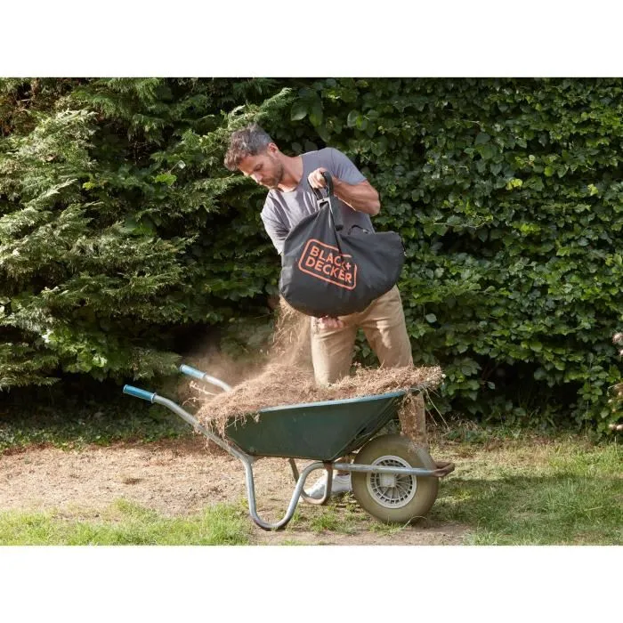 Aspirateur Souffleur Broyeur Sans Fil 36V BLACK+DECKER BCBLV3625L1-QW avec Batterie 2.5Ah et Sac de 45 L Aspirateur Souffleur Broyeur Sans Fil 36V BLACK+DECKER BCBLV3625L1-QW avec Batterie 2.5Ah et Sac de 45 L
