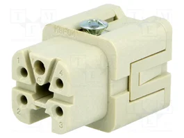 ILME Insert de contact femelle HDC CKS 5 broches 10A 400V