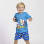 Cerdá Pyjama Court Single Jersey Sonic - Motif Sonic - Bleu - Taille 10 Ans