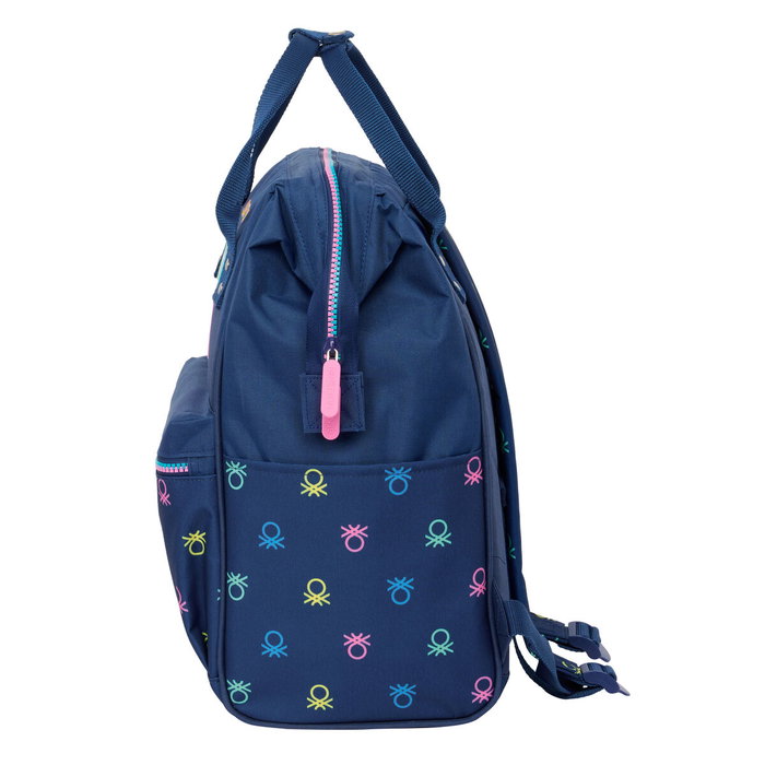 Sacoche pour Portable Benetton Cool Blue marine 27 x 40 x 19 cm Sacoche pour Portable Benetton Cool Blue marine 27 x 40 x 19 cm