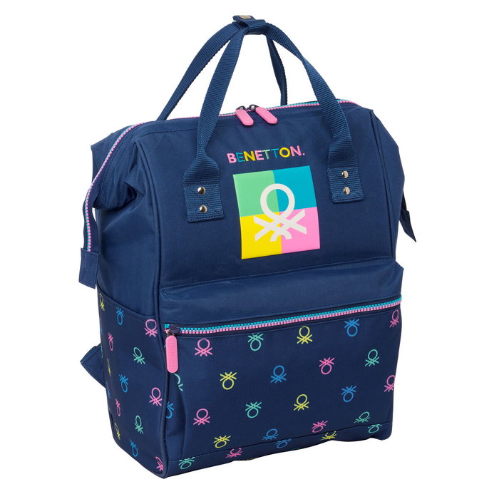 Sacoche pour Portable Benetton Cool Blue marine 27 x 40 x 19 cm Sacoche pour Portable Benetton Cool Blue marine 27 x 40 x 19 cm