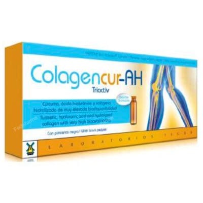 Tegor Colagencur Ah Triactiv 20 Vials Complément Alimentaire Collagène Hydrolysé Acide Hyaluronique Curcumine Tegor Colagencur Ah Triactiv 20 Vials Complément Alimentaire Collagène Hydrolysé Acide Hyaluronique Curcumine