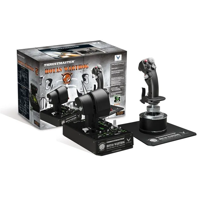 Thrustmaster 2960720 Manette de vol HOTAS Warthog pour simulateurs de vol - Noir