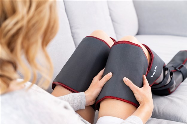 Beurer FM-150 PRO Appareil de Pressthérapie Maison - Bottes de Massage pour Améliorer la Circulation, Jambes Lourdes et Varices