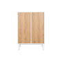 Caisson à Tiroirs Home ESPRIT Blanc Naturel polypropylène Bois MDF 80 x 40 x 117 cm