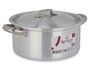 Kinvara Casserole en aluminium 20 cm 3 L argentée compatible gaz, four et lave-vaisselle (Set de 10)