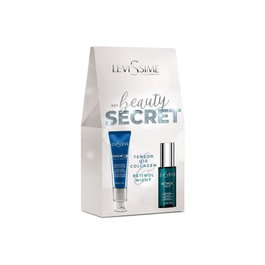 Levissime - My Beauty Secret Tensor Q10 Collagen + Retinol Night - Pack de soin de nuit anti-âge avec Coenzyme Q10, Acide Hyaluronique, Collagène et Retinol Pur 0.2%
