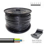 Sediles Tuyau pour câble électrique Noir 3 x 1,5 mm 100 m H05VV-F